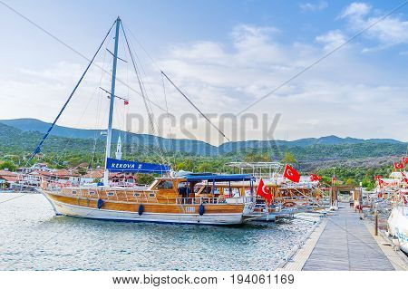 The Pleasure Boats In Kekova