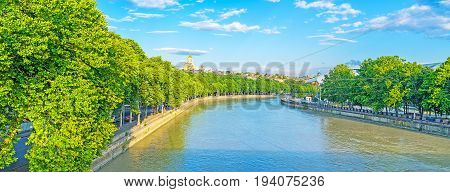 Panorama Of Kura River