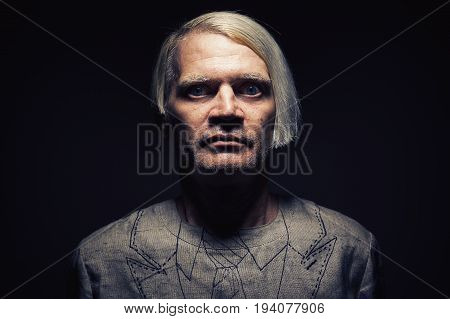 Portrait Of A Man In Quasi Suit