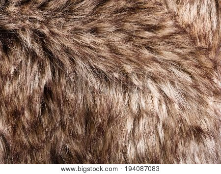 Texture Of Fur. Red Brown Grey Wolf, Fox, Bear Fur Natural, Animal Wildlife Concept And Style For Ba