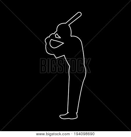 Ballplayer   The White Path Icon .