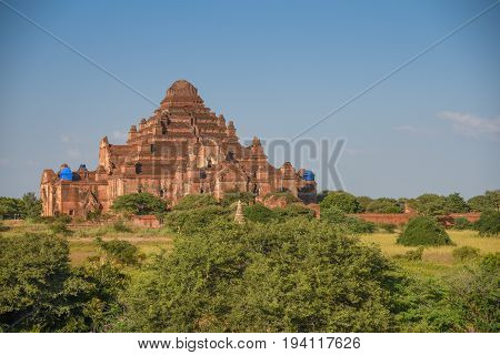 Dhammayangyi ancient pagoda in Bagan archaeological site famous destination in Mandalay Region Myanmar (Burma) and Southeast Asia