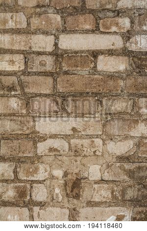 Old Grungy Texture, Grey Brick Wall