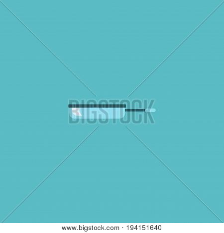 Flat Icon Pan Element. Vector Illustration Of Flat Icon Skillet Isolated On Clean Background. Can Be Used As Skillet, Frying And Pan Symbols.