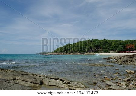 Samed Island And Blue Sky In Thailand