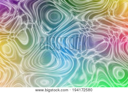 Vibrant colored background with white gossamer texture