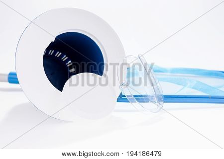 Swimming pool service and equipment with cleaning products
