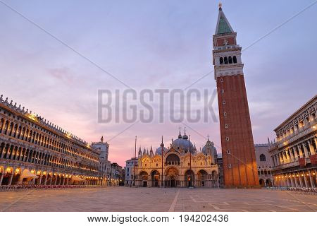 Basilica di San Marco, San Marco square , Venice Italy.
