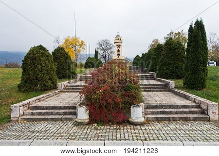 Battle of Cegar memorial near city of Nis, Serbia