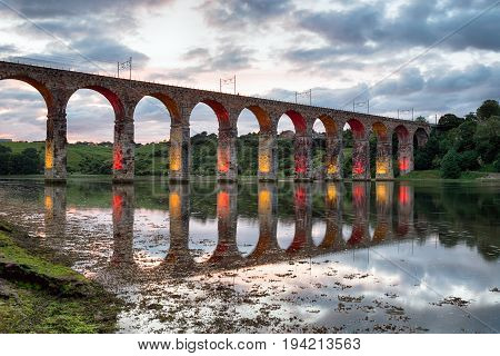 Royal Border Bridge At Baerwick On Tweed