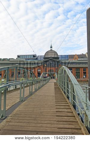 Fischmarkt Building Fish Market At Hamburg, Germany
