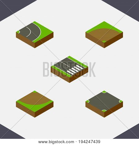 Isometric Way Set Vector & Photo (Free Trial) | Bigstock