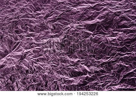 Magenta abstract background with crumpled paper texture