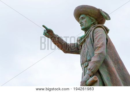 Statue Of Prince Henry The Navigator In Sagres (portugal)