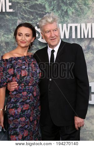 LOS ANGELES - MAY 19:  Emily Stofle, David Lynch at the 
