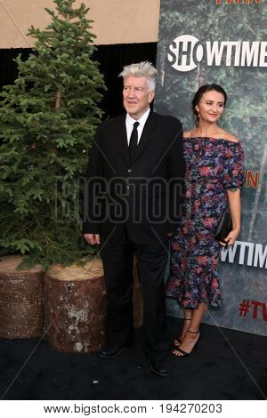 LOS ANGELES - MAY 19:  Emily Stofle, David Lynch at the 