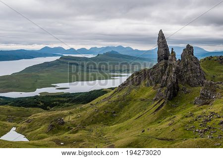 The Old Man of Storr Skye in Scotland