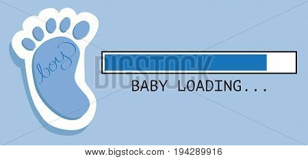 Baby Boy Loading Expecting Parents Little Feet