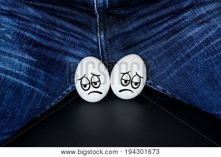 White Eggs - A Symbol Of Man's Balls