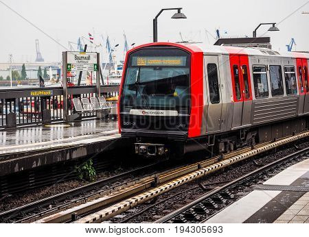 S Bahn (s Train) In Hamburg Hdr