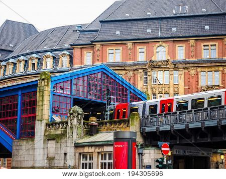 S Bahn (s Train) In Hamburg Hdr