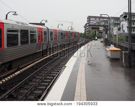 S Bahn (s Train) In Hamburg