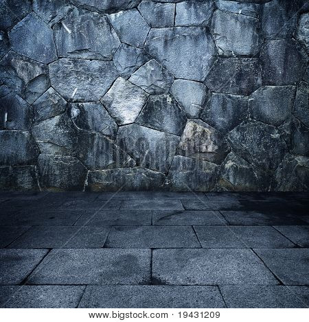 Nieczysty pokój kamień