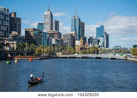 Melbourne the most liveable city in the world, Victoria state of Australia.