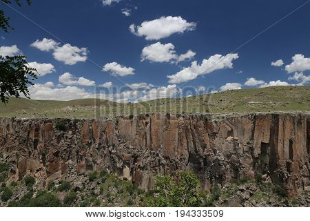 Ihlara Valley In Cappadocia, Turkey