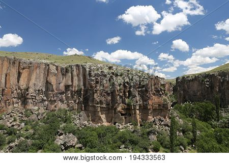 Ihlara Valley In Cappadocia, Turkey