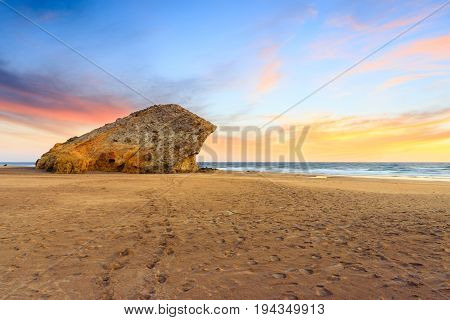 Monsul beach Cabo de Gata natural park Almeria Spain