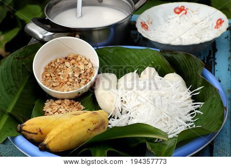 Vietnam Sweet Food, Banana Cream