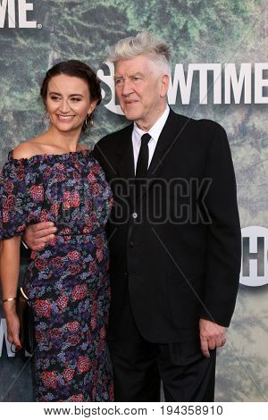 LOS ANGELES - MAY 19:  Emily Stofle, David Lynch at the 