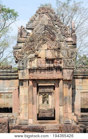 Prasat Muang Tam Temple In Buriram On Thailand