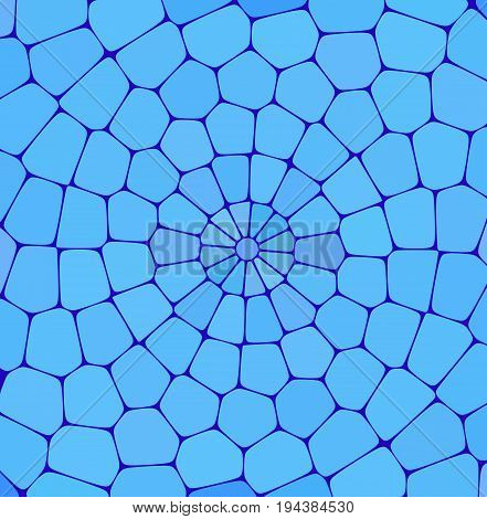 Stones pattern of a stones light blue, gray and blue on a light blue background.