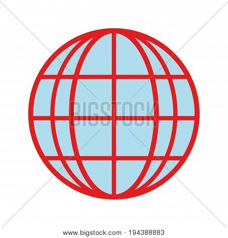 global earth planet to exploration ubication vector illustration