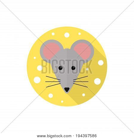 House Mouse - Illustration Isolated on White Background