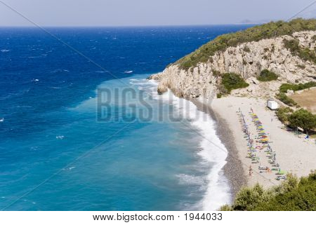 사모스 섬, 그리스에 비치