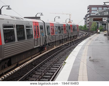 S Bahn (s Train) In Hamburg