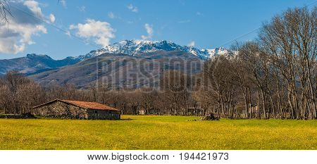 Sunny day in Sierra de Gredos, taken from Candeleda