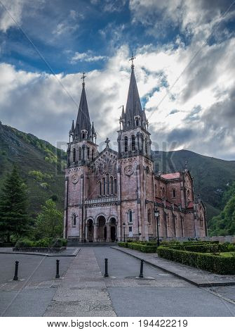 Covadonga parish in Picos de Europa mountains, Asturias