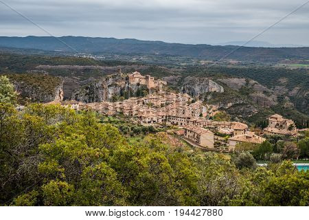 Alquezar village in Guara mountain range, Huesca
