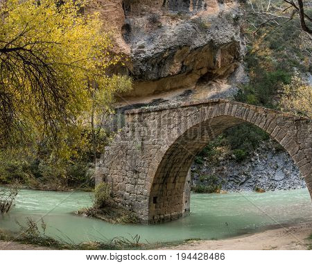 River Vero in Guara mountain range, Huesca