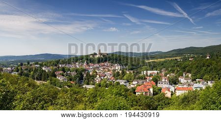 Panorama of the village of Koenigstein Hesse Germany