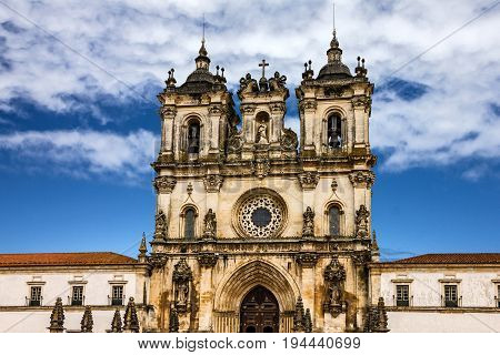 Church of Alcobaca Medieval Roman Catholic Monastery, Portugal