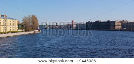 Rzeka Panorama małe Nevka