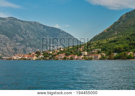 View Of Bay Of Kotor Near Prcanj