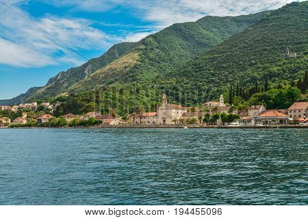 View Of Bay Of Kotor Near Prcanj