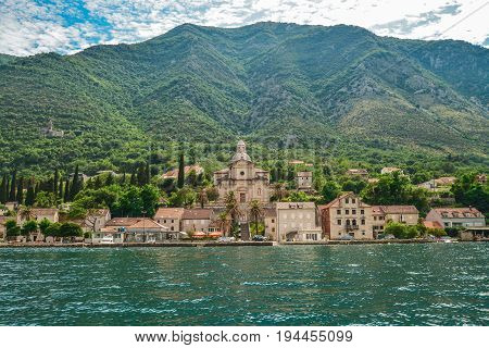 View Of Bay Of Kotor Near Prcanj