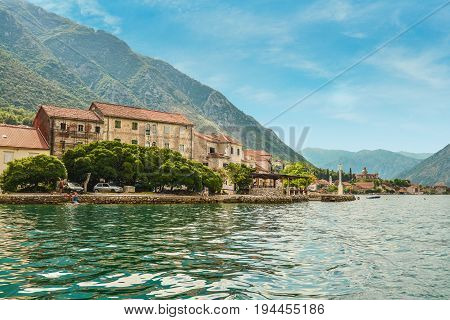 View Of Bay Of Kotor Near Prcanj